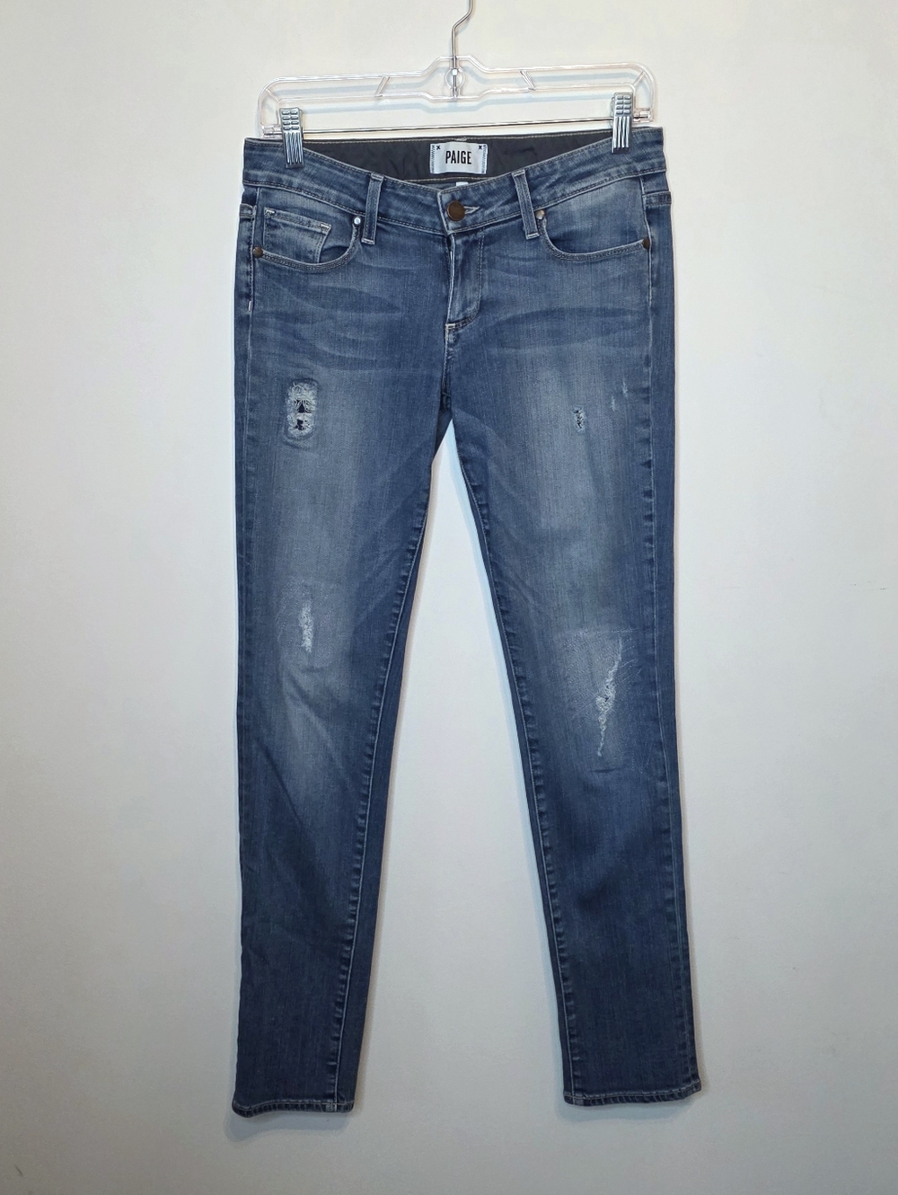 Paige Jimmy Jimmy Skinny Mid-Rise Jeans Size 24